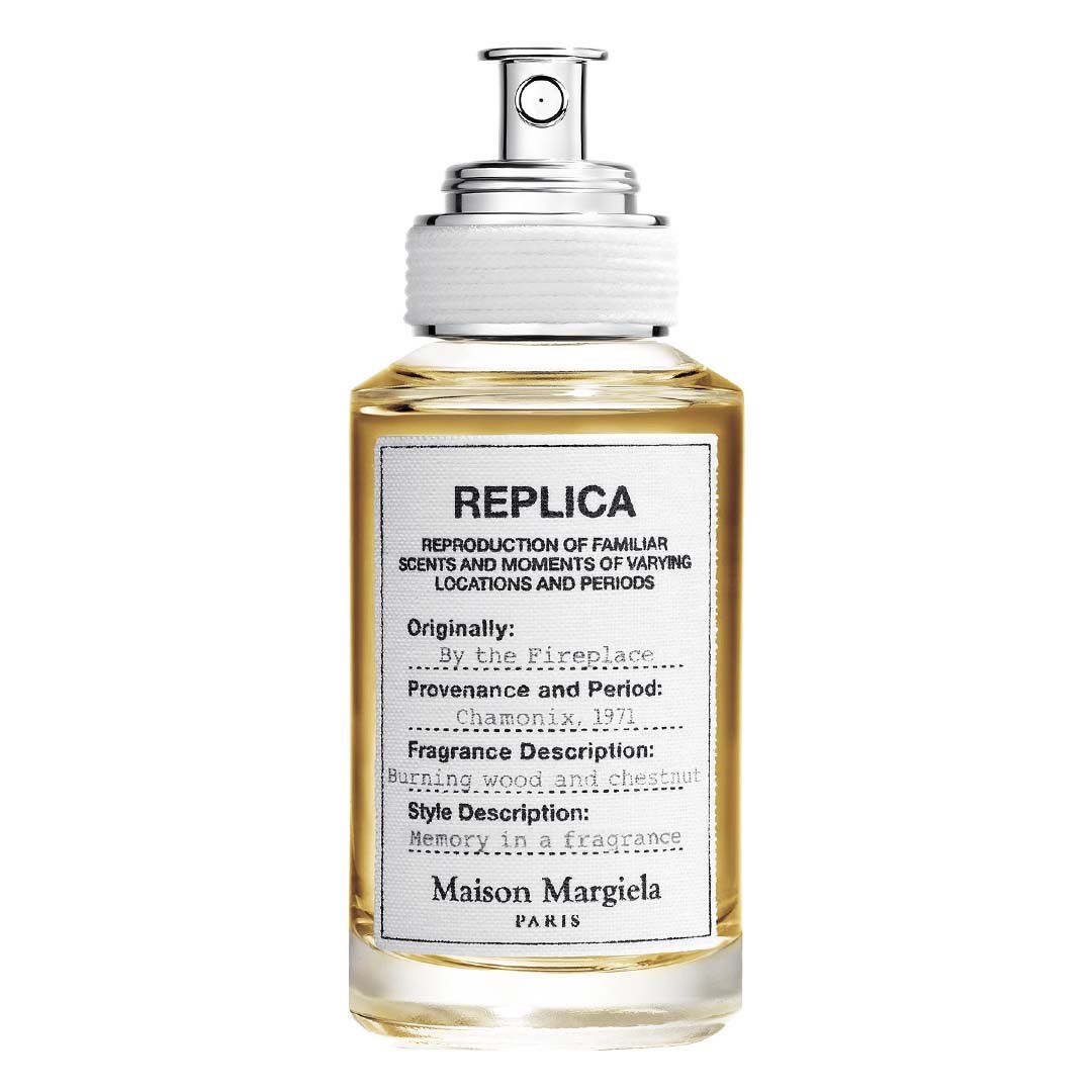 Bottle of Maison Margiela Replica By The Fireplace